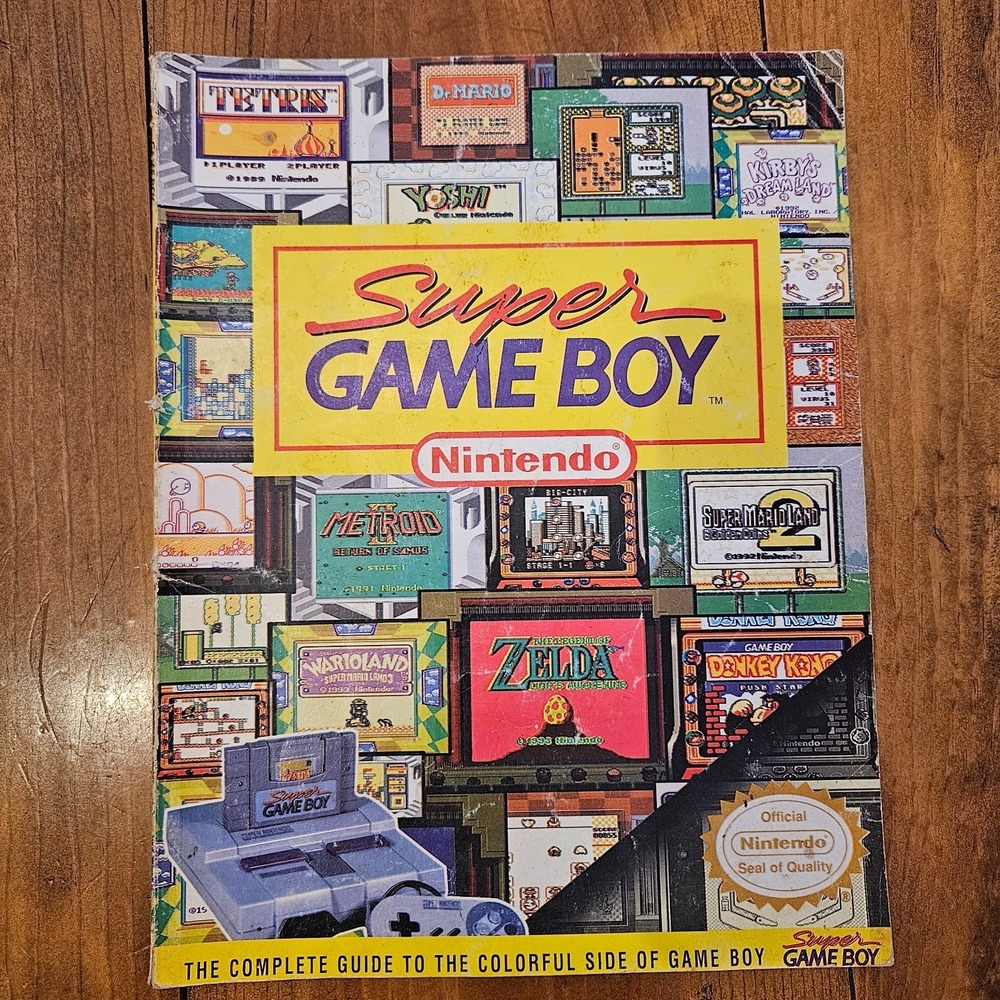VTG Nintendo Super Game Boy Player's Guide Strategy Book 1994‎ Kirby Yoshi Zelda